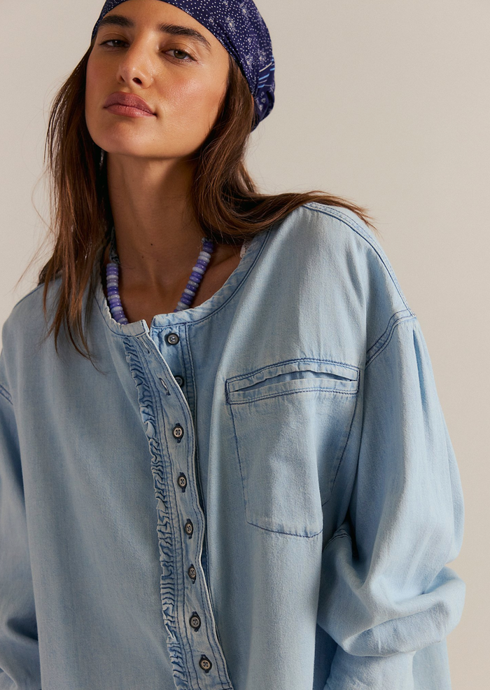Denim Dreaming Pullover - So Soft LW
