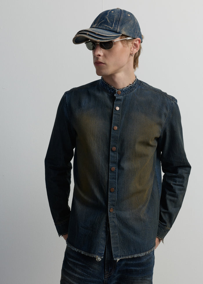 DESTROYED RELAXED-FIT SHIRT