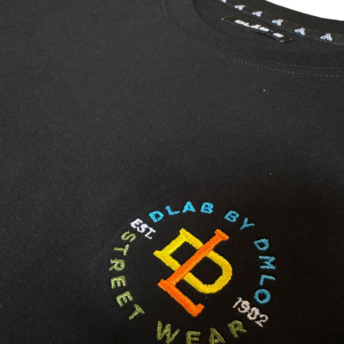 DLAB “Alternate Round Logo” Black Tee - DlabStore