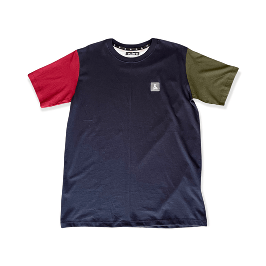 Dlab Essentials Navy/PVC Patch Logo Tee - DlabStore