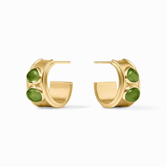 Dolce Stone Hoop Earring