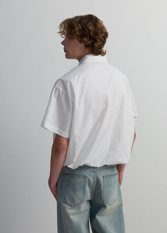 DOUBLE COLLAR OVERSIZE SHIRT