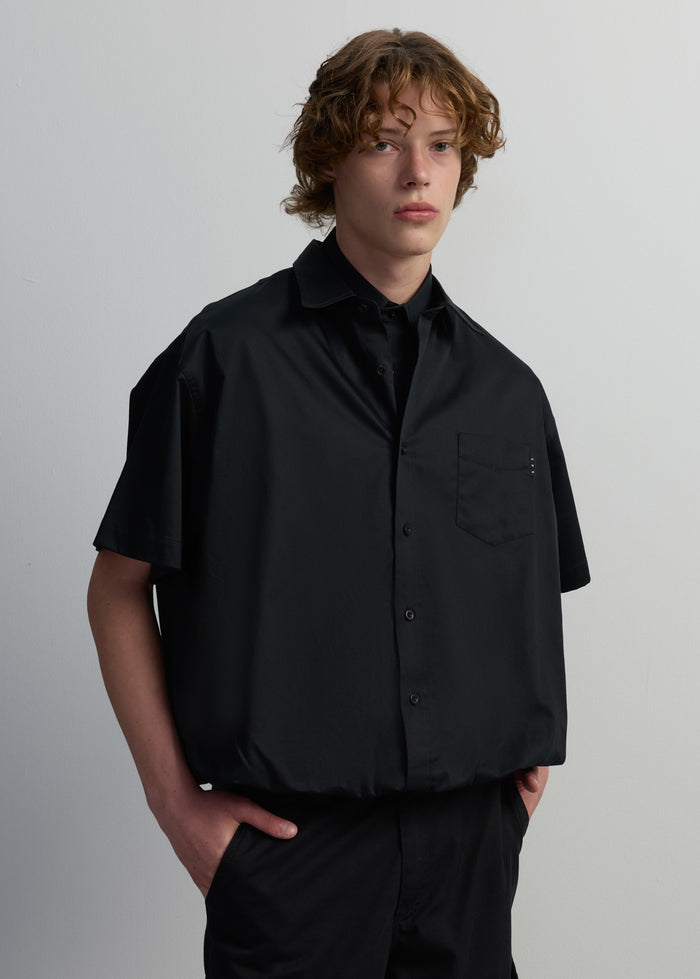 DOUBLE COLLAR OVERSIZE SHIRT