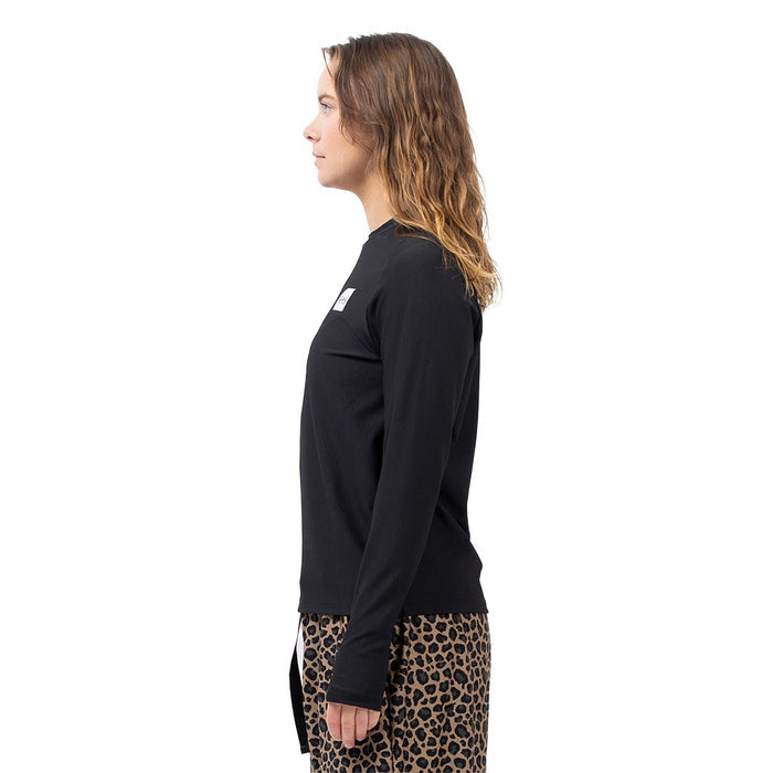 Eivy Versa Loose Fit Rib Top - Black