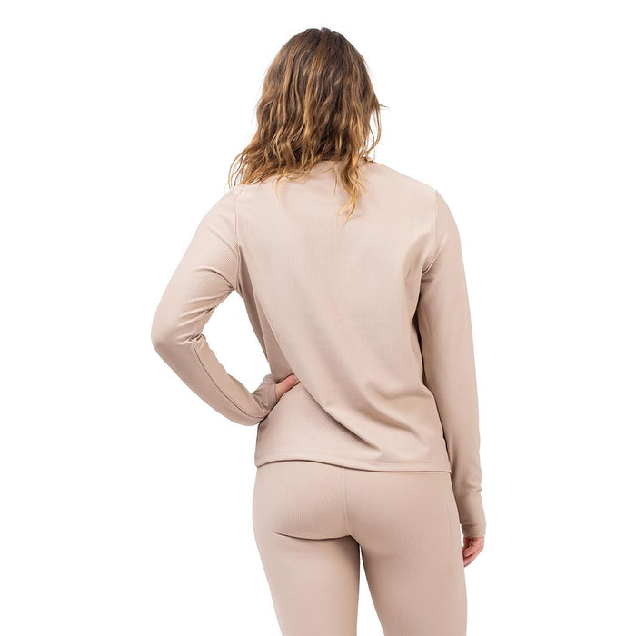 Eivy Versa Loose Fit Rib Top - Sand
