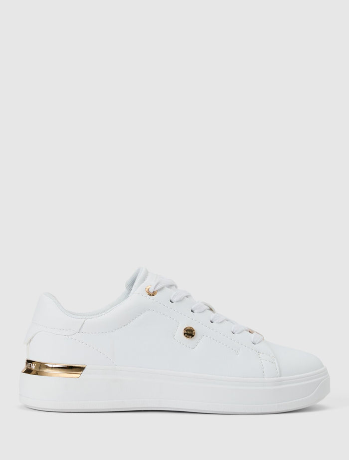 Eleanor 3 Flatform Sneaker White Forever New