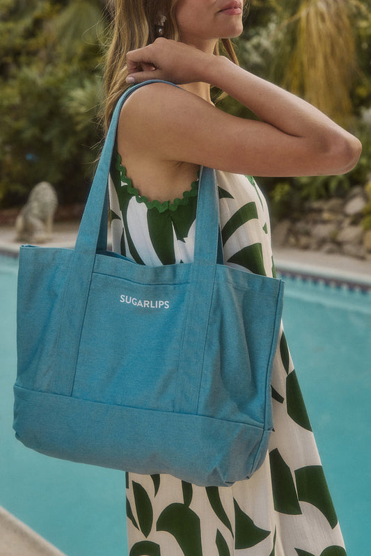 Everywhere Denim Tote Bag