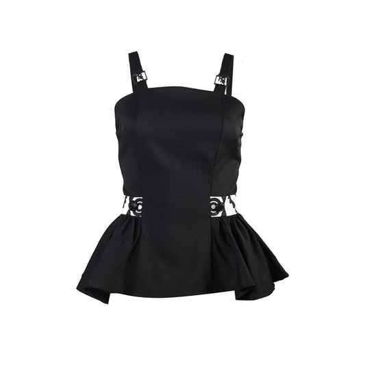 Fabrosanz: Black Peplum Top