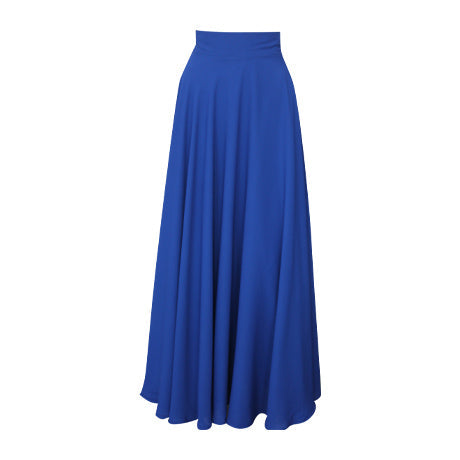 Fabrosanz: Blue Maxi Wrap Skirt