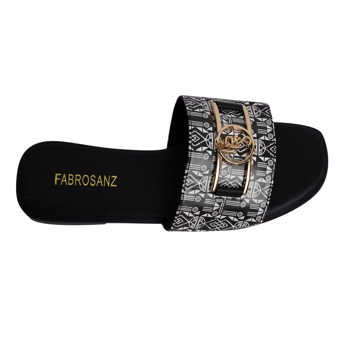 Fabrosanz:Nguni Print Mules