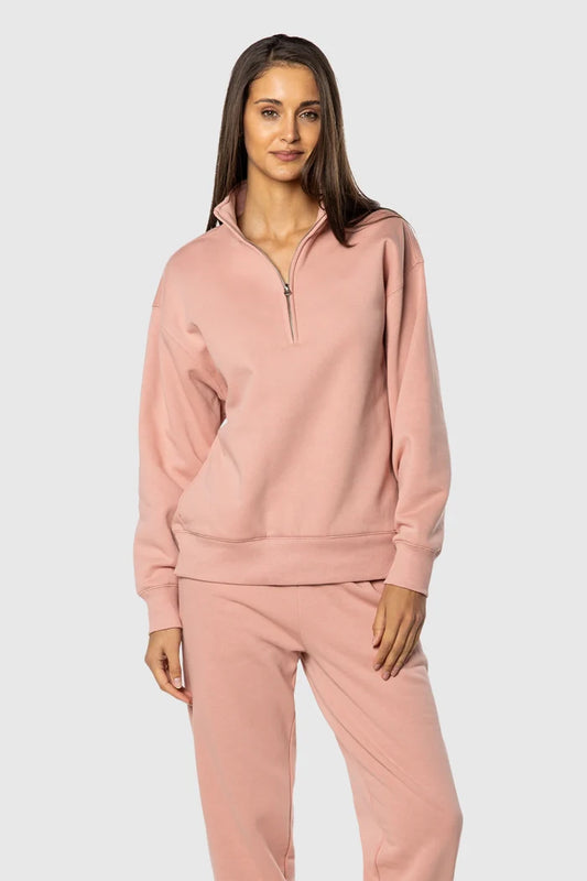 Fleece Half Zip Sweaters - Alternate 3