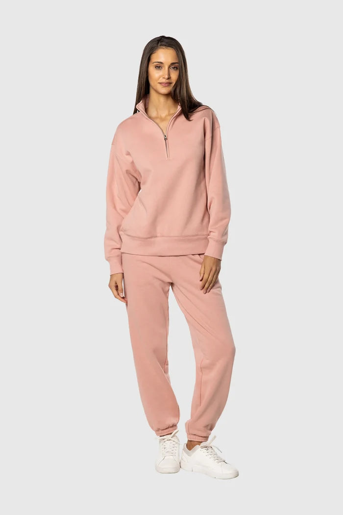 Fleece Half Zip Sweaters - Alternate 4
