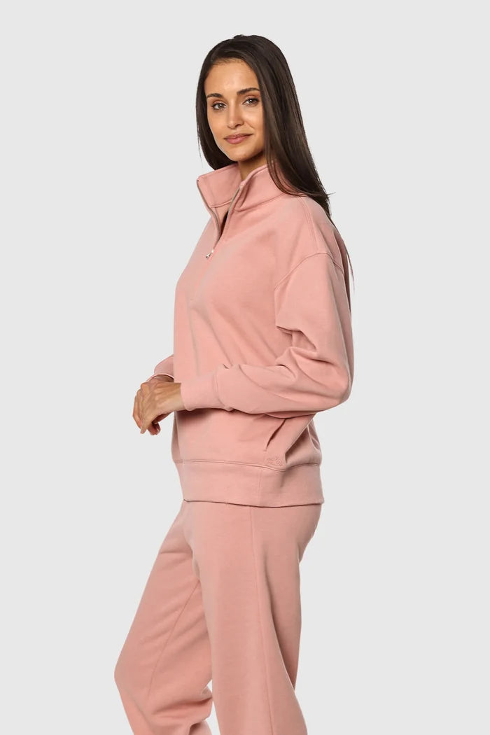 Fleece Half Zip Sweaters - Alternate 5
