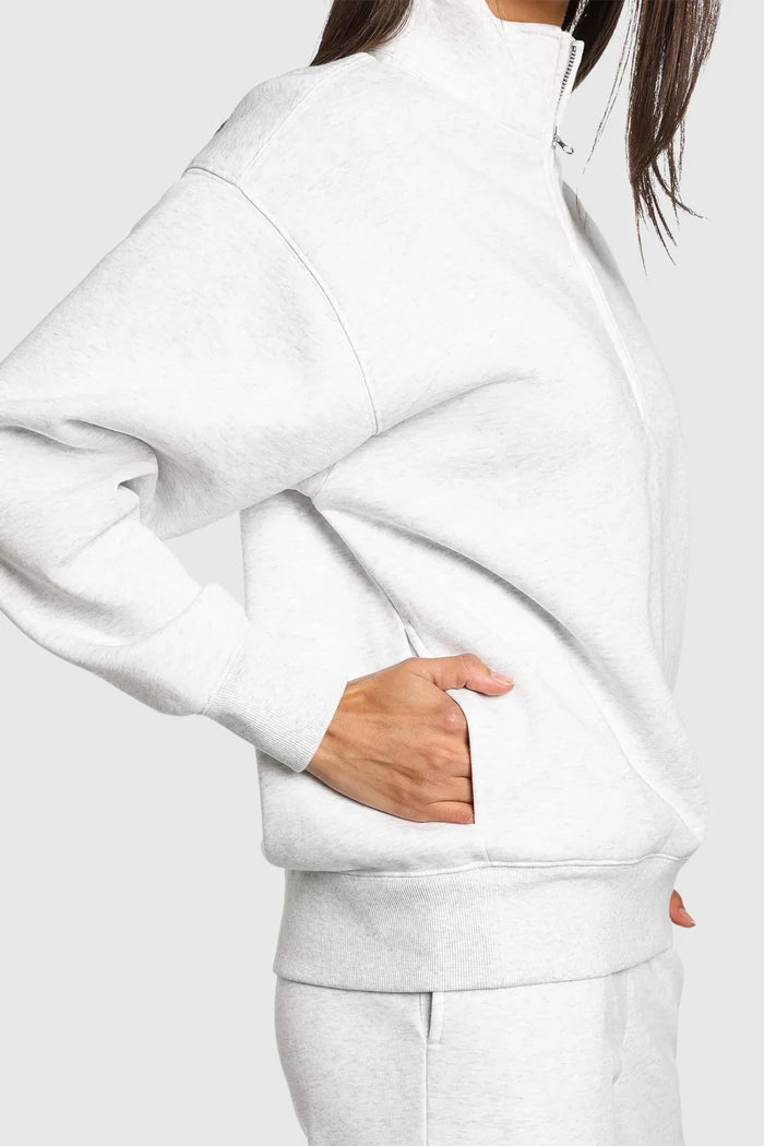 Fleece Half Zip Sweaters - Alternate 1