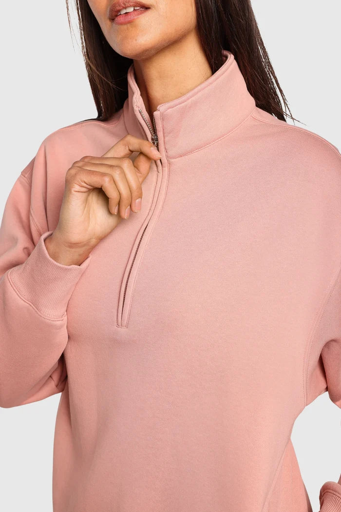 Fleece Half Zip Sweaters - Image 13