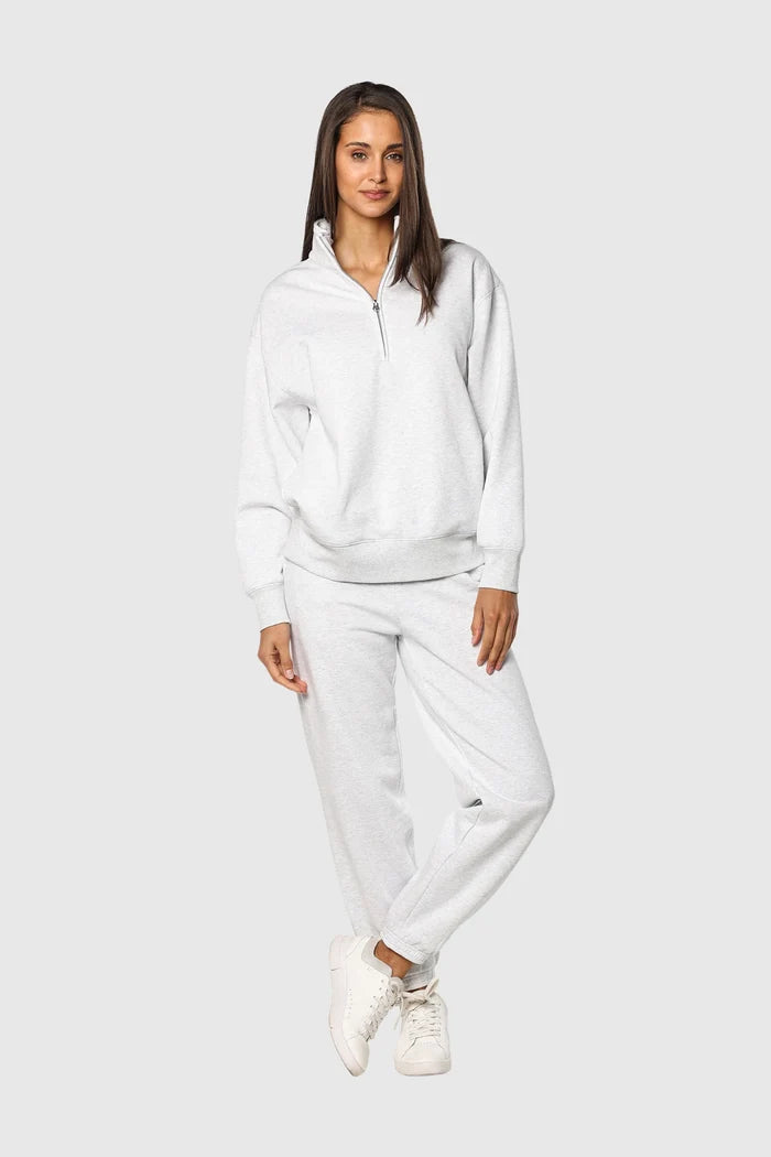 Fleece Half Zip Sweaters - Detail