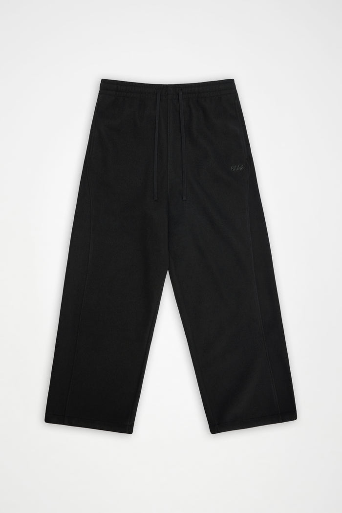RAINS Fleece Pants Black Pants