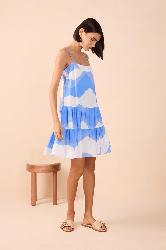Flow Print Mini Dress_1