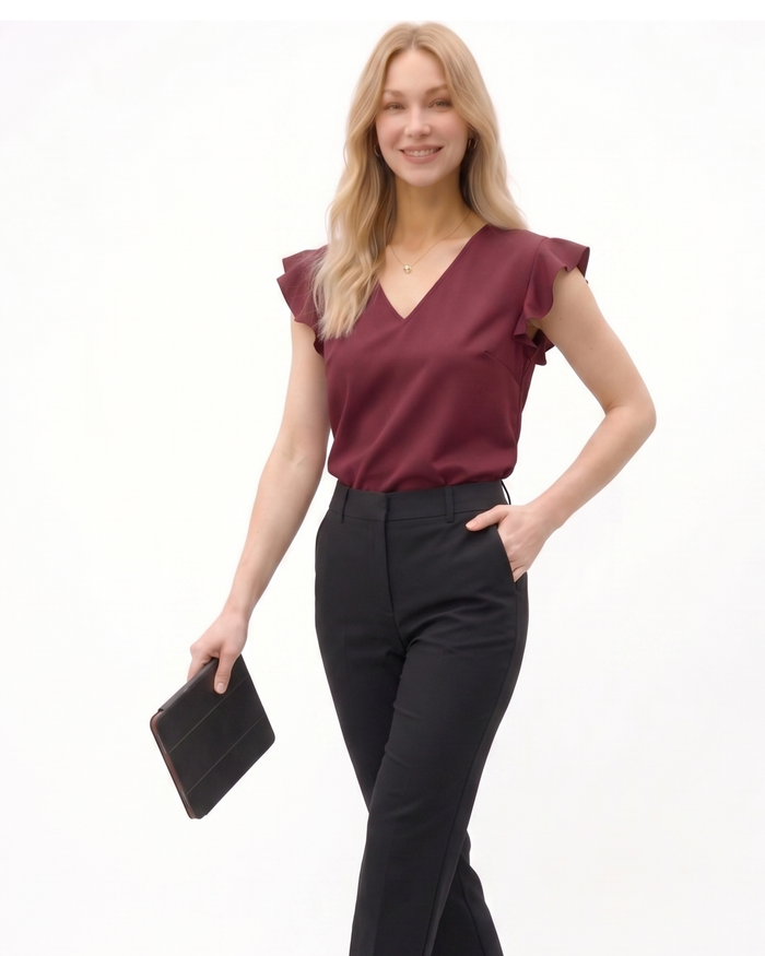 Flutter aura maroon