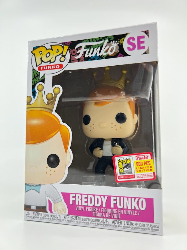 Freddy Funko as Danny Zuko (Black Leather Jacket) Funko Pop! - SDCC 2018 Fundays Exclusive LE800 Pcs