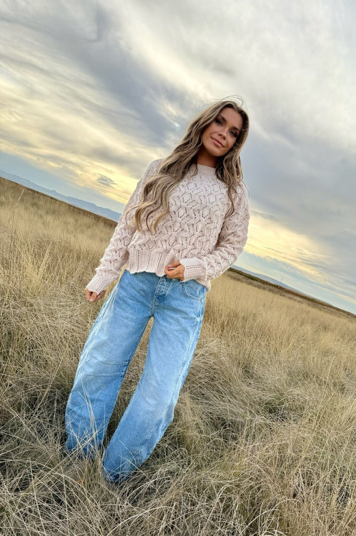 Free People Jeans, Barrel Leg Jeans, Good Luck Barrel Jeans, Slouchy Denim, Mid-Rise Jeans, We The Free, Women's Relaxed Jeans, Trendy Barrel Jeans,