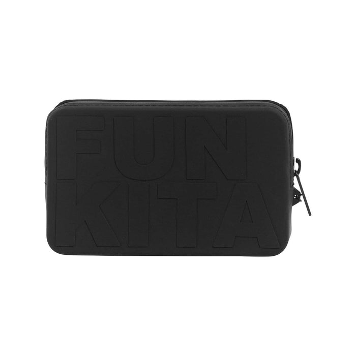 Black Funkita Womens Wetta Preta Catch Up clutch bag by Way Funky with sleek design and compact size for stylish essentials.