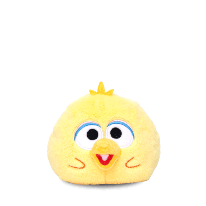 Funshine Bear & Big Bird 4" Reversible Plushie flip GIF