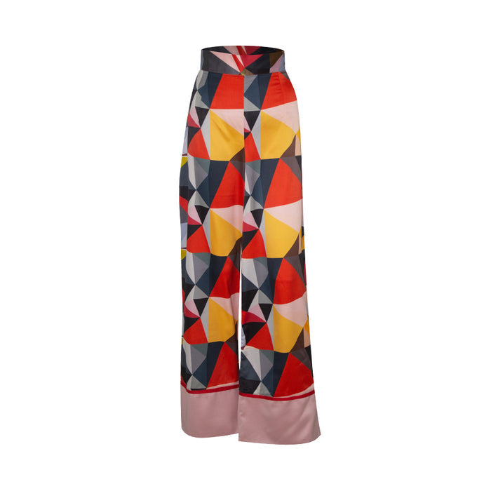 Geometric Pattern Pants