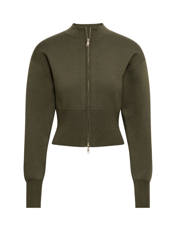 Hanna Zip Knit Jacket Forever New