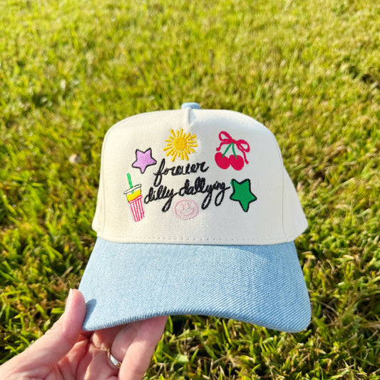 Hat Forever Dilly Dallying Denim