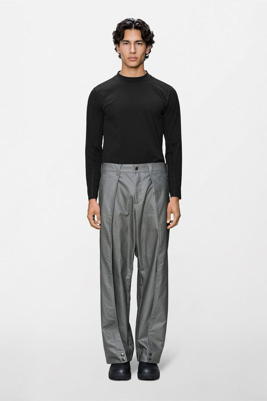 RAINS Heavy Woven Pants Wide Asphalt Pants
