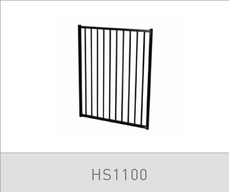 Homesafe Flat Top Aluminium Pool Gate - 970 x 1200mm PRIMROSE - Image 1
