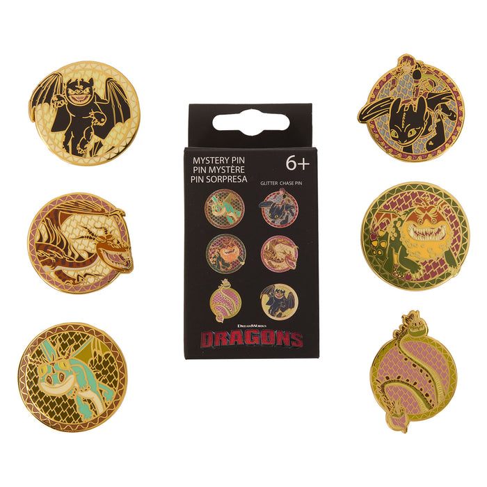 How to train your dragon loungefly pin single blind packed character  in stock