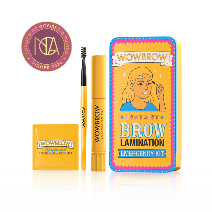 WOWBROW Instant Lamination Kit – komplett brow lamination kit for hjemmebruk