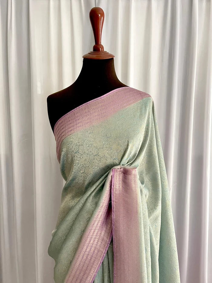 Jamavar Banarsi Silk: Zarneen