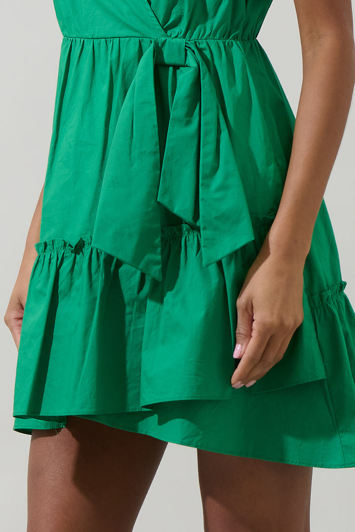 Jayda Wrap Mini Dress