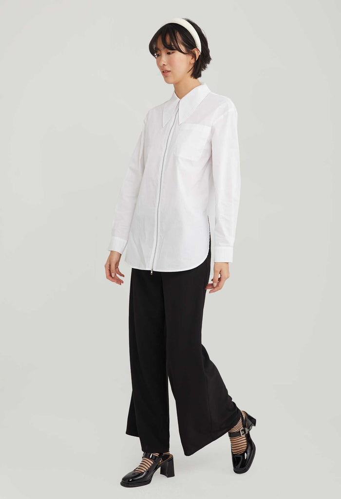 Jennie Zipper Long Blouse