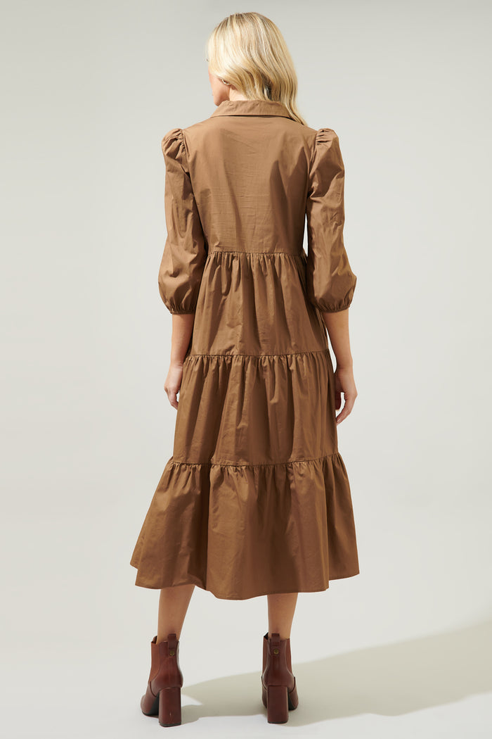 Jones Polo Poplin Midi Dress