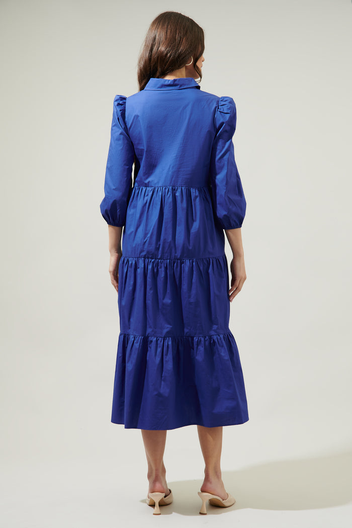 Jones Polo Poplin Midi Dress