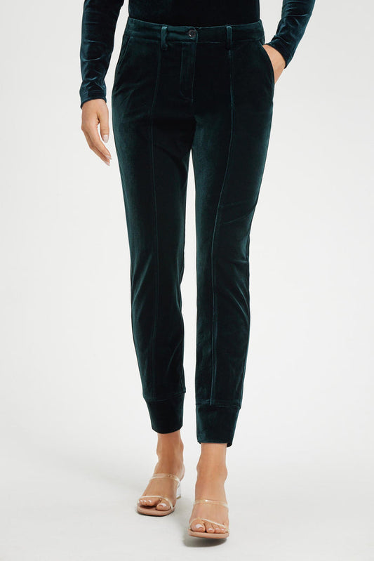Kori Stretch Velvet Jogger