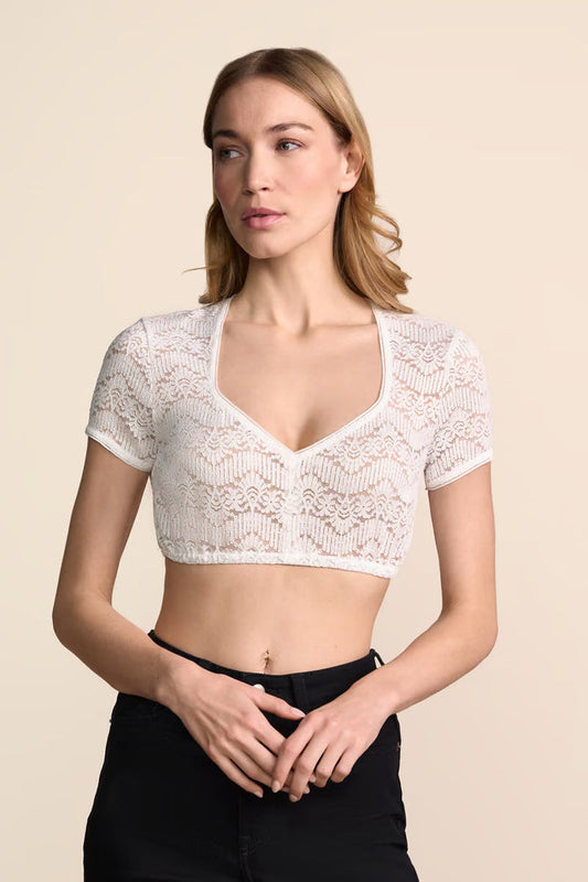 Kruger Dirndl Blouse "Phila" ecru
