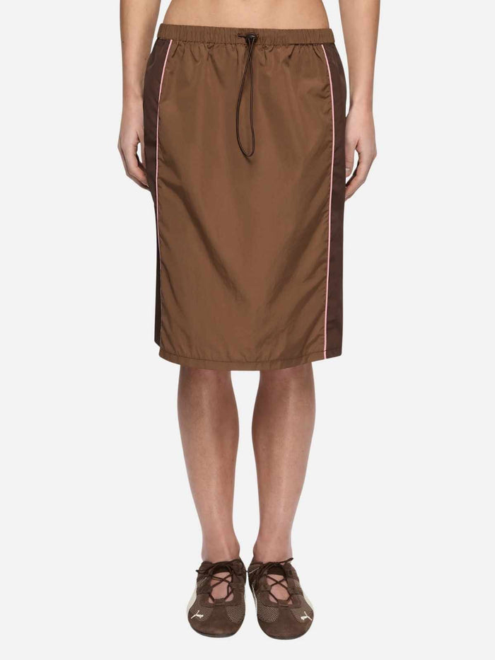 Laney Midi Skirt - Chocolate/Coffee