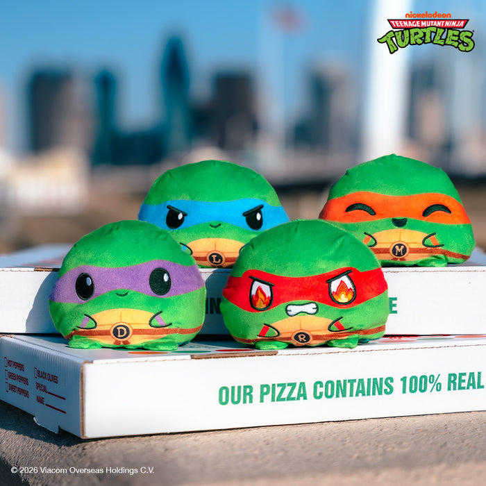 Leonardo & Ooze Turtle 4" Reversible Plushie