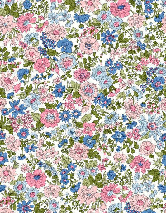 Liberty Fabrics Lasenby Quilting Cotton, Emily Annabelle  F