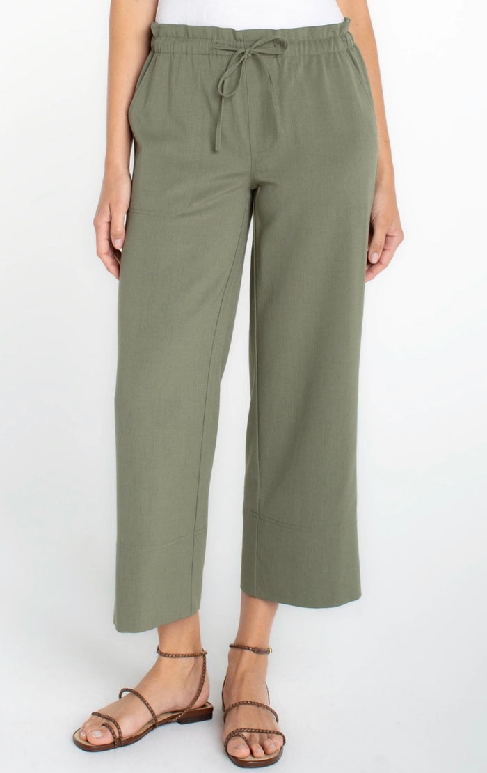 Liverpool - Pull-On Tie Waist Ankle Pants