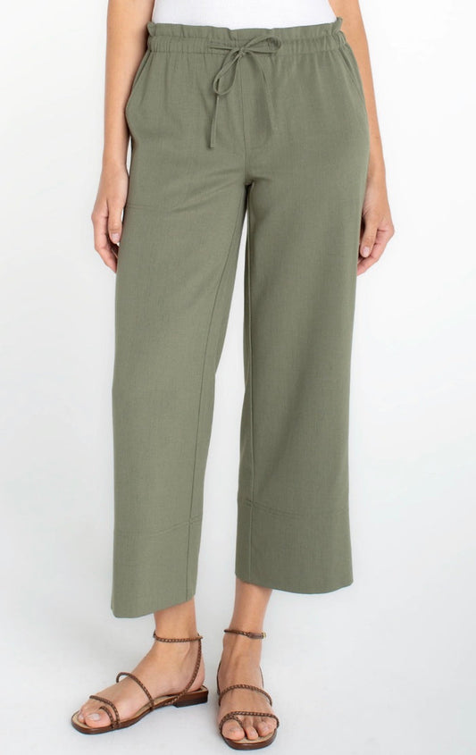 Liverpool - Pull-On Tie Waist Ankle Pants