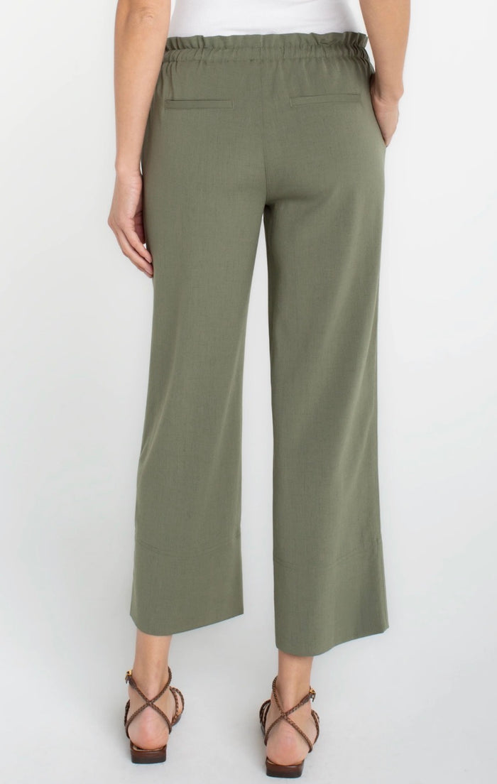 Liverpool - Pull-On Tie Waist Ankle Pants