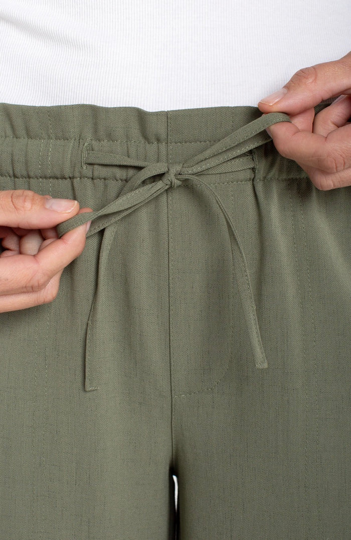 Liverpool - Pull-On Tie Waist Ankle Pants
