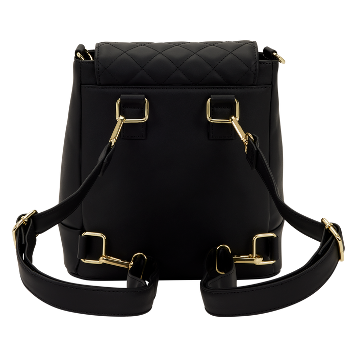 Loungefly branded black pin trader Loungefly mini backpack
