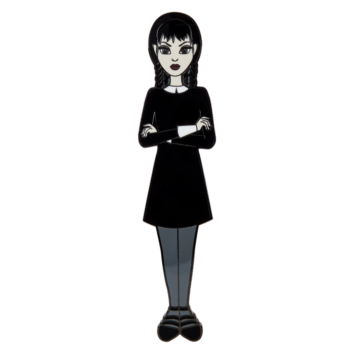 LOUNGEFLY
WEDNESDAY ADDAMS PAPER DOLL PIN